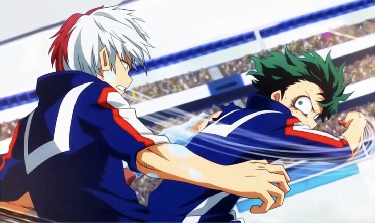 Shoto x Midoriya hai người bạn đồng hành trên con đường trở thành anh hùng