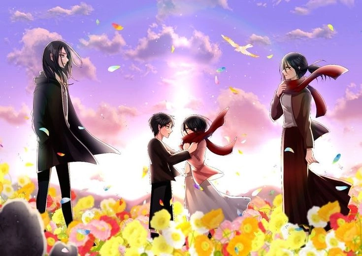 Attack on Titan Eren and Mikasa từ đồng đội đến tình yêu lỡ dở