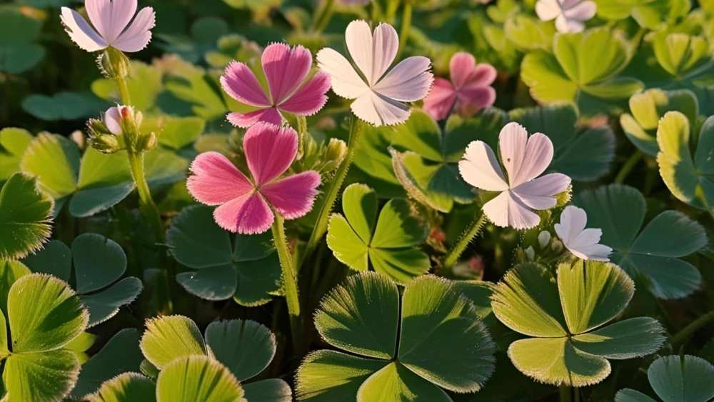 Four leaf clover cỏ 4 lá may mắn avatar đẹp biểu tượng thịnh vượng toàn cầu