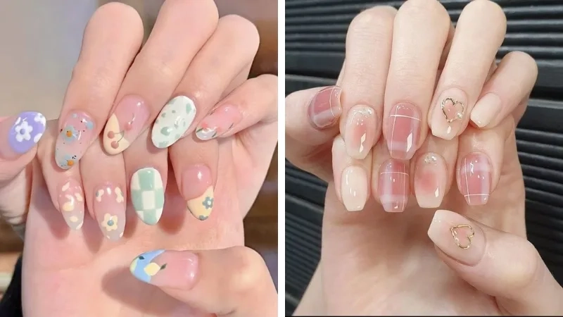 Các mẫu vẽ móng đơn giản nhưng vẫn cực kỳ sang chảnh