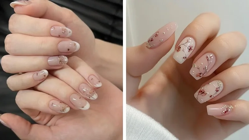 Hình vẽ móng tay đơn giản giúp nàng luôn cuốn hút