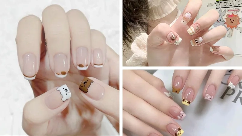 Hình vẽ nail đơn giản hot trend nàng không thể bỏ lỡ