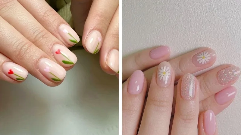 Mẫu vẽ gel đơn giản giúp nàng luôn nổi bật