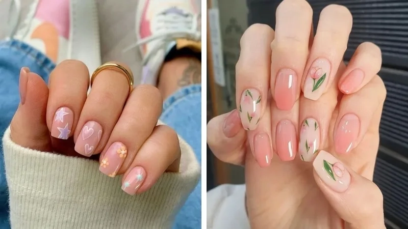 Mẫu vẽ móng đẹp đơn giản phù hợp với mọi phong cách