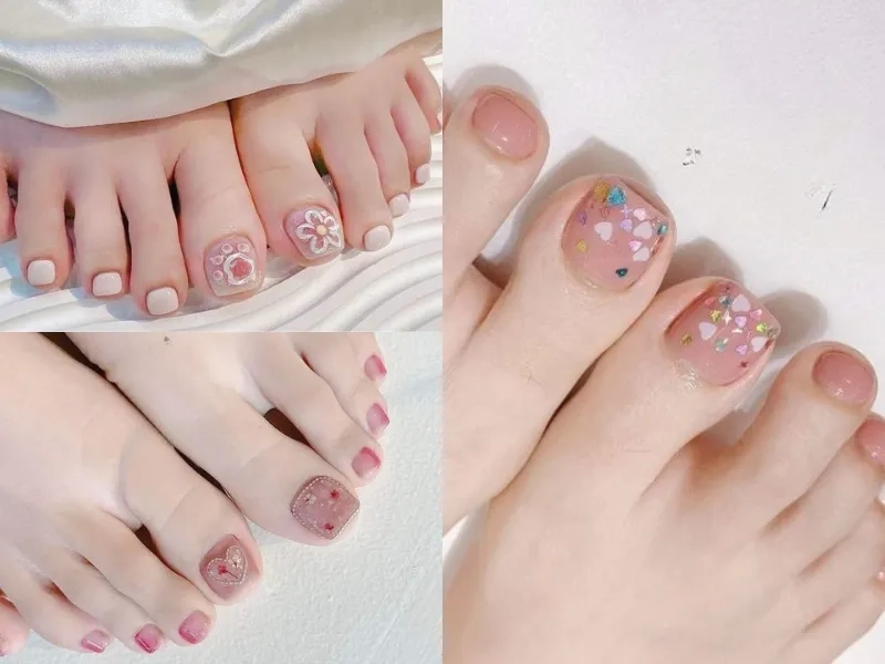 Mẫu nail xinh chân phù hợp với mọi phong cách thời trang