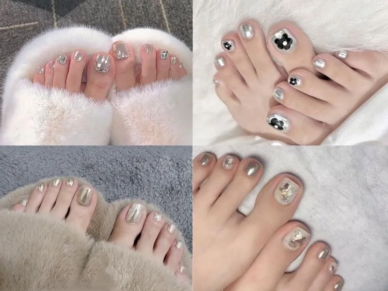 Nail xinh móng chân giúp nàng luôn tỏa sáng
