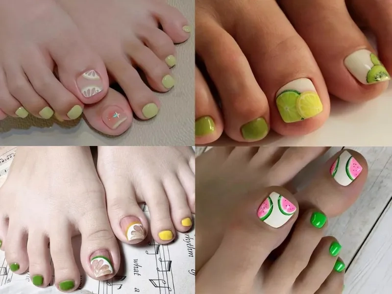 Nail xinh chân nhẹ nhàng nhưng cực cuốn hút