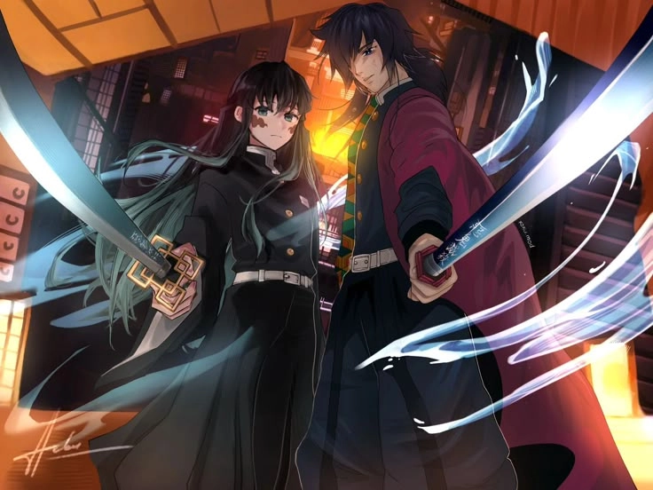 Muichirou x Obanai fanart về cặp đôi này