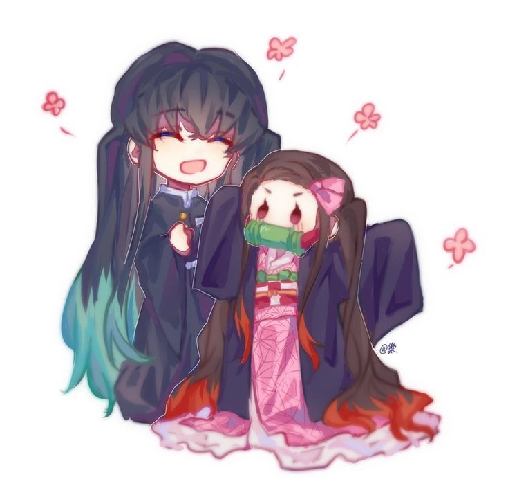 Muichiro and Nezuko hình ảnh fanart và những khoảnh khắc đẹp