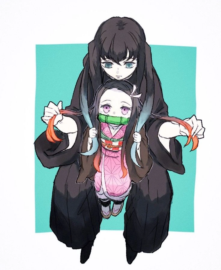 Nezuko and Muichiro sự kết nối giữa Nezuko và Hà Trụ