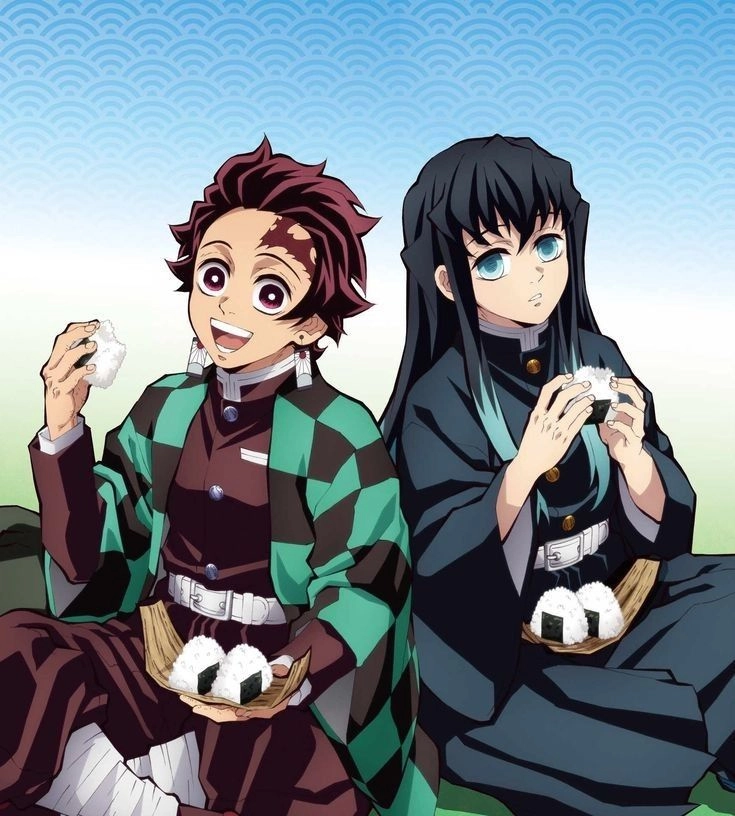 Muichiro x Tanjiro cặp đôi kiếm sĩ trong Kimetsu no Yaiba