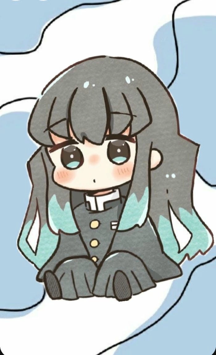 Phối màu cho tokito muichirou chibi sống động