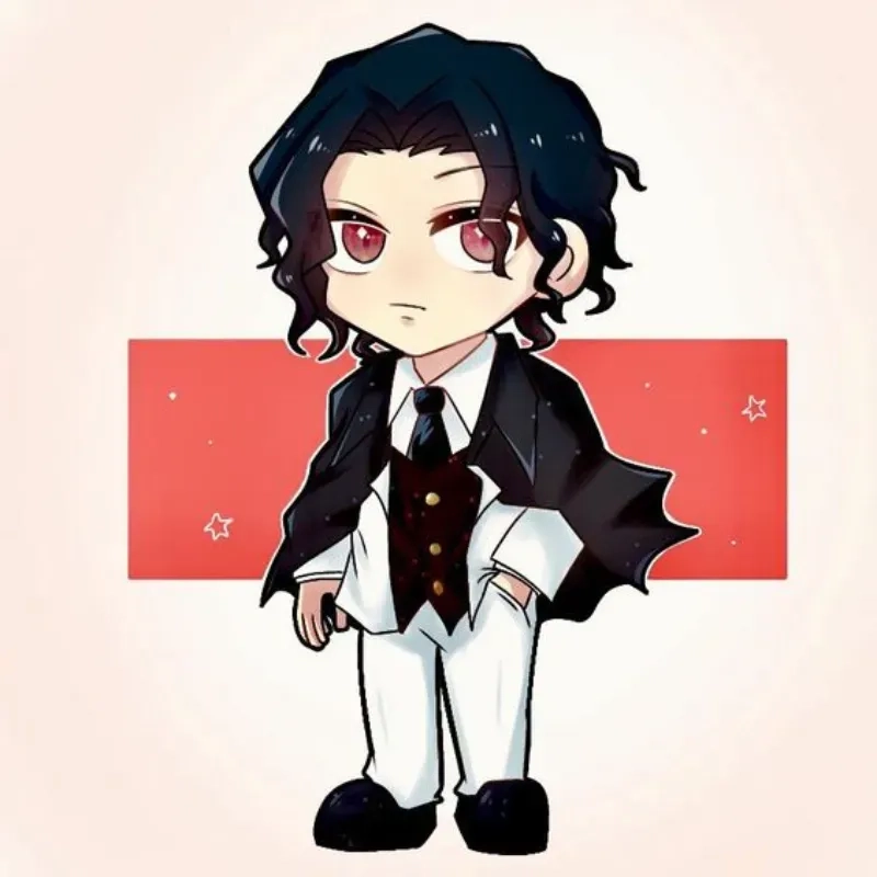 Demon slayer muzan chibi khi phản diện hóa dễ thương