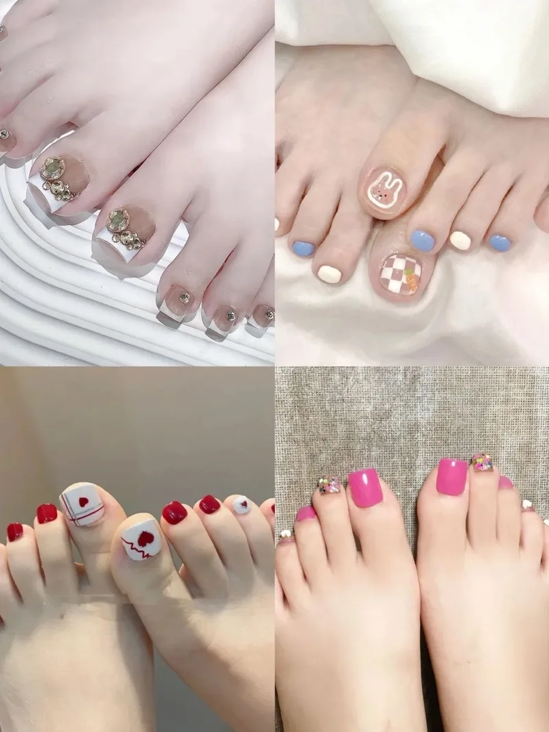 Vẽ móng chân đẹp đơn giản nàng yêu thích sự nữ tính