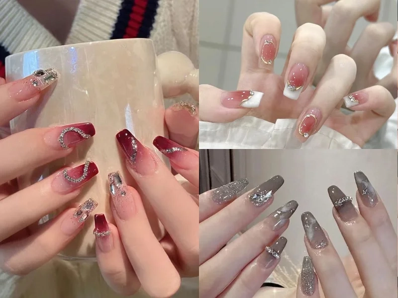 Bộ nail cô dâu sang trọng giúp nàng tự tin khoe sắc