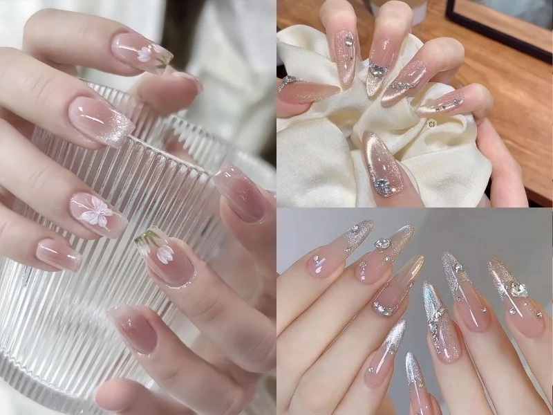 Làm móng tay đẹp cho cô dâu phù hợp với mọi trang phục cưới
