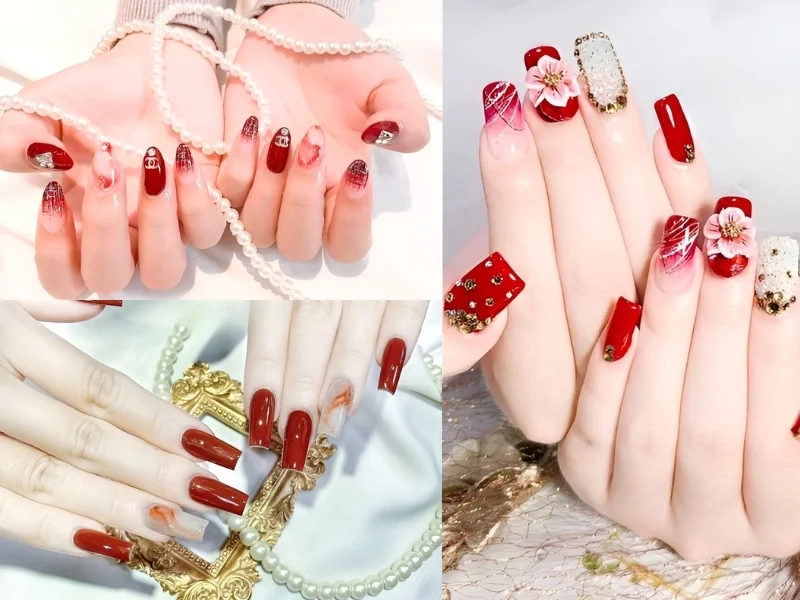Các mẫu móng tay đẹp cho cô dâu giúp nàng thêm phần rạng rỡ