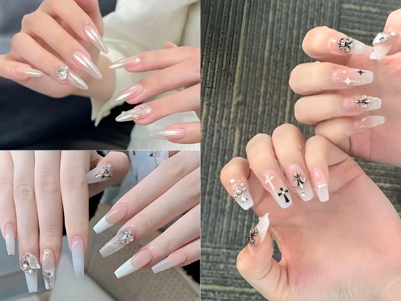 Các mẫu nail cho cô dâu giúp nàng tỏa sáng trong ngày trọng đại
