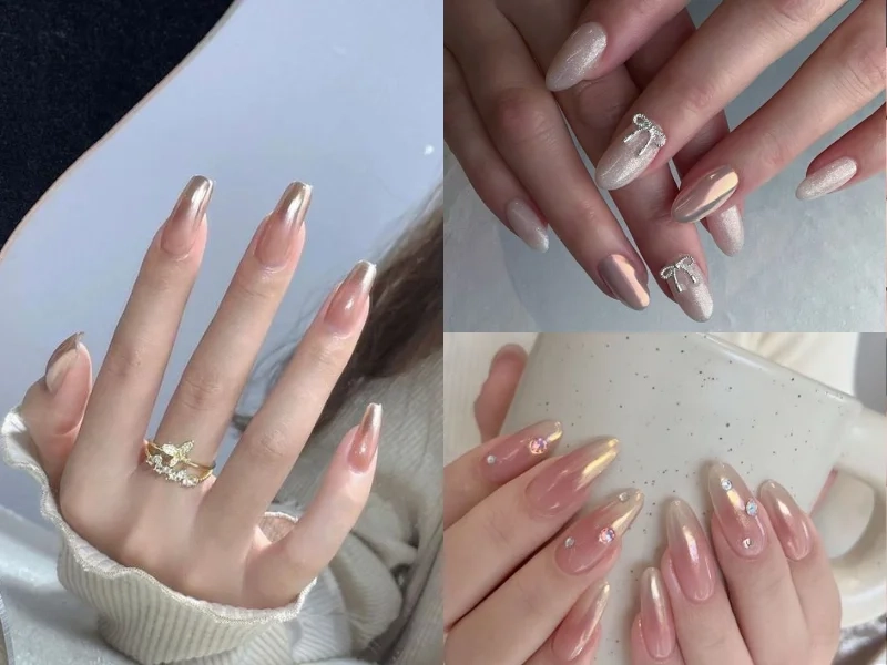 Mẫu nail đẹp cho cô dâu chụp ảnh cưới giúp nàng có khoảnh khắc hoàn hảo