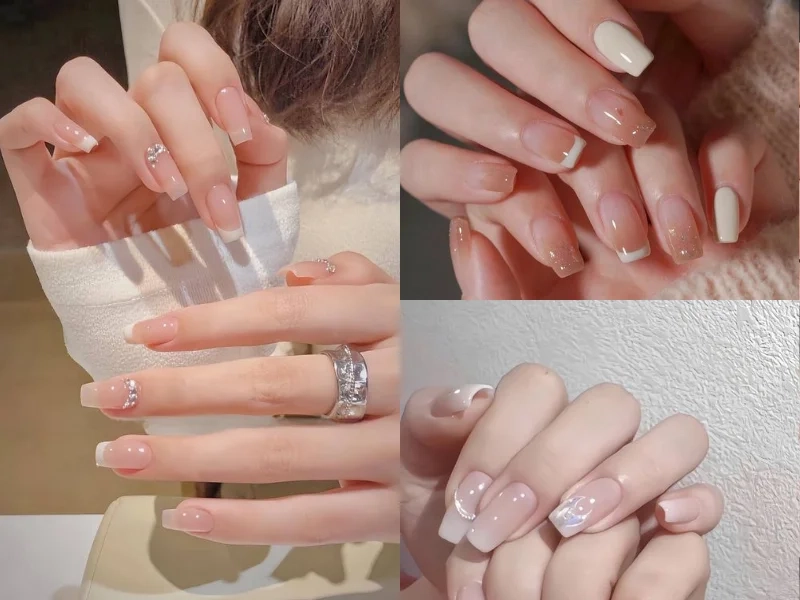 Mẫu móng tay đẹp dành cho cô dâu nhẹ nhàng nhưng vẫn đầy tinh tế