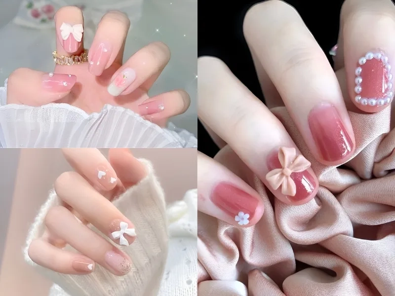 Mẫu nail cute cho móng ngắn giúp đôi tay thêm xinh xắn