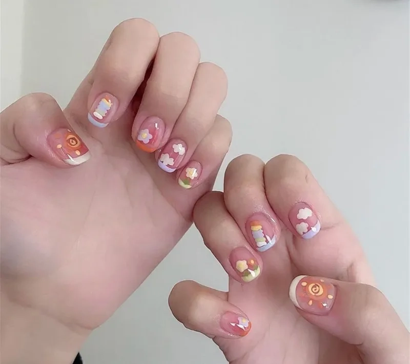 Mẫu nail cute đẹp mê ly, ai cũng mê