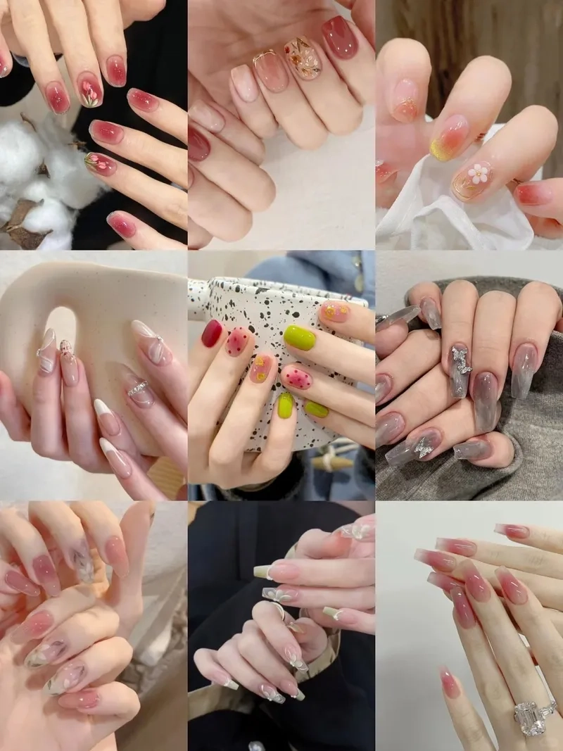 Các mẫu nail cute cho nàng thêm phần nữ tính