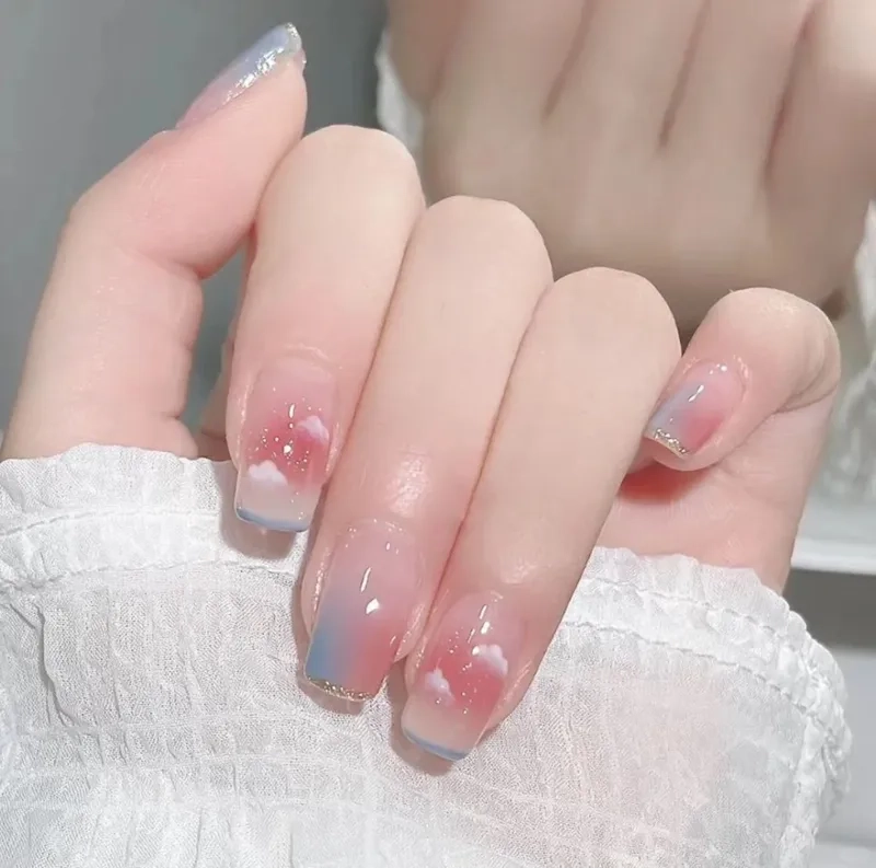 Làm nail cute theo phong cách Hàn Quốc xinh xắn