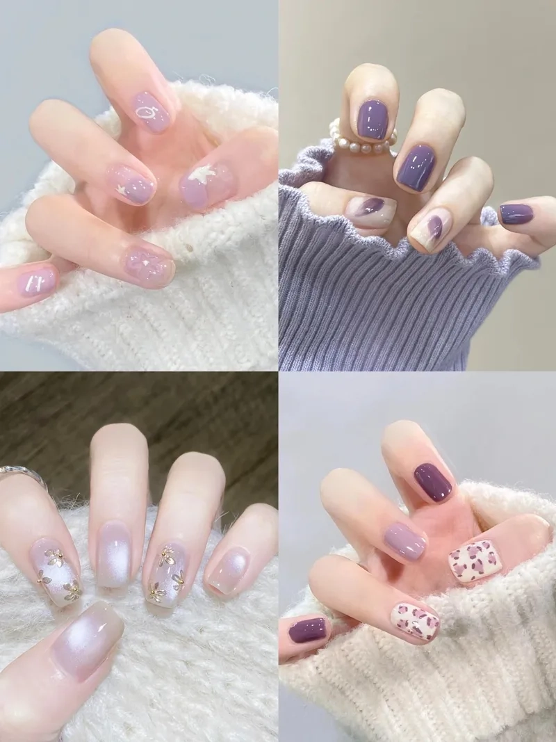 Các mẫu nail đơn giản cho học sinh hot trend 2025