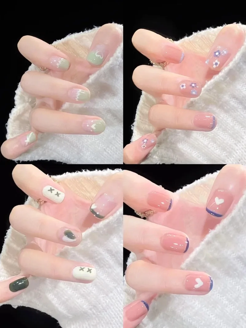 Mẫu nail đẹp cho học sinh giúp nàng luôn rạng rỡ