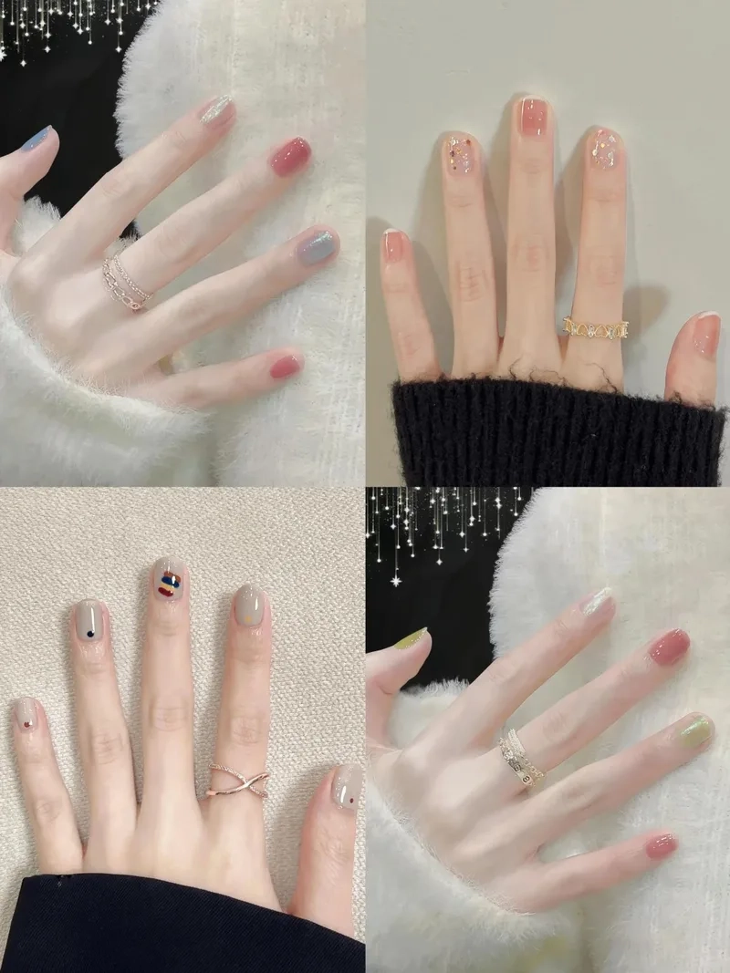 Nail đơn giản đi học phù hợp với mọi phong cách