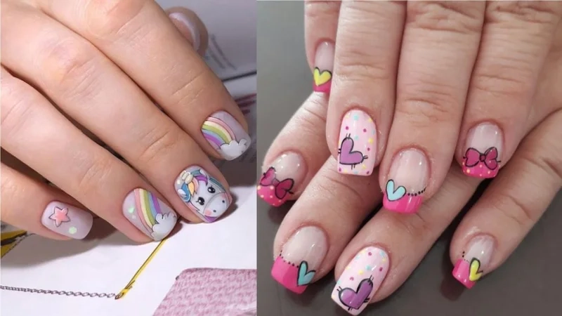 Các mẫu nail hoạt hình đáng yêu cho nàng yêu cái đẹp