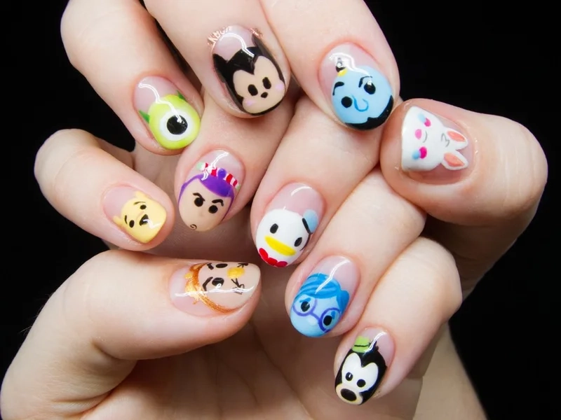 Làm nail hoạt hình giúp đôi tay thêm phần cá tính