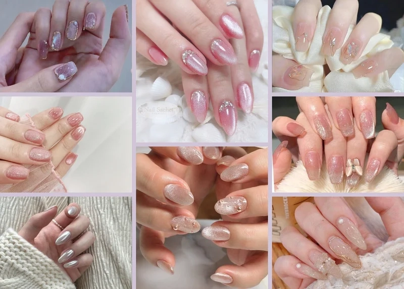 Những mẫu móng mắt mèo đẹp phù hợp với nàng yêu thích sự huyền bí