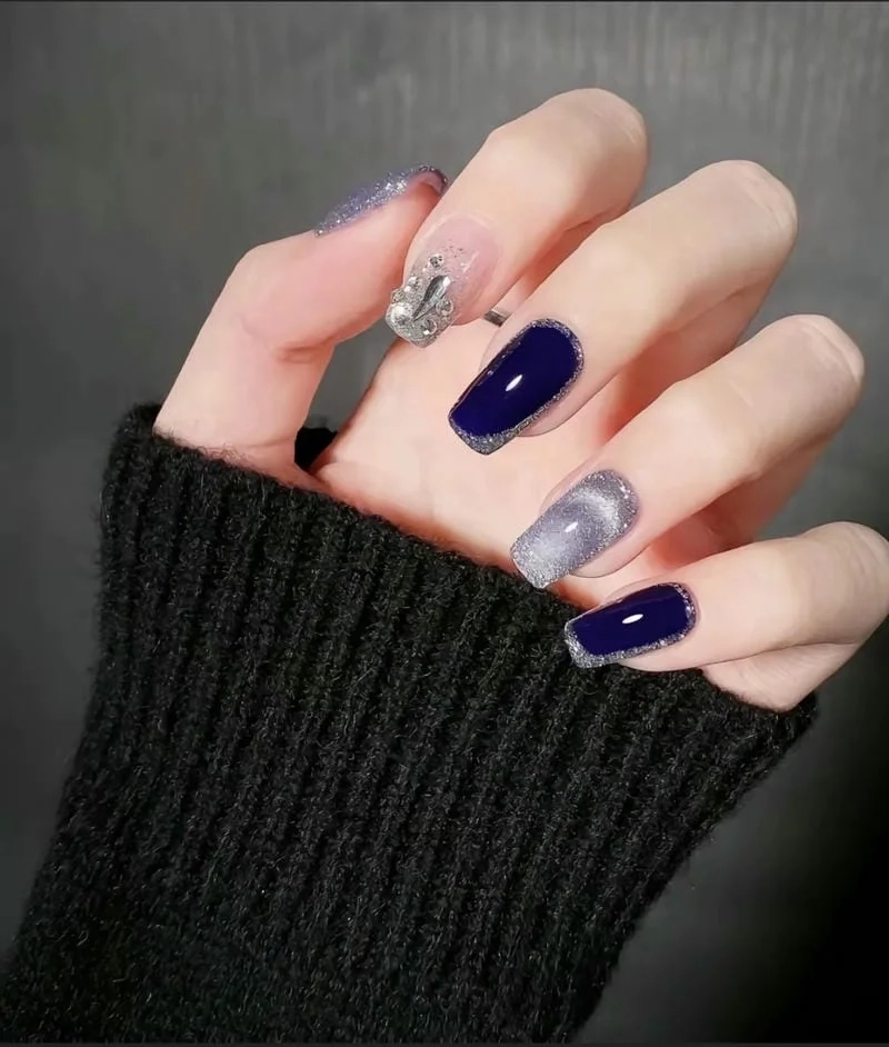Nail mắt mèo cho da ngăm giúp nàng tự tin với đôi tay cuốn hút