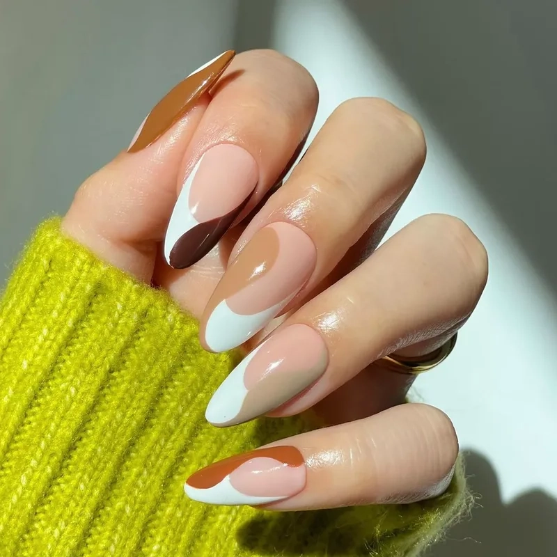 Nail nâu trà sữa xu hướng mới giúp nàng thêm phần nổi bật