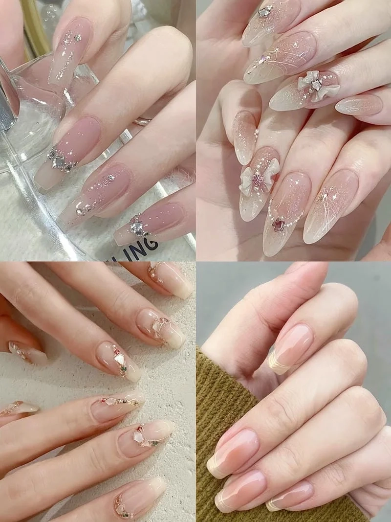Mẫu nail tết nhẹ nhàng tinh tế phù hợp với mọi phong cách