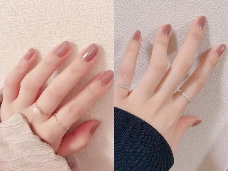 Nail xinh nhẹ nhàng giúp đôi tay thêm phần nữ tính