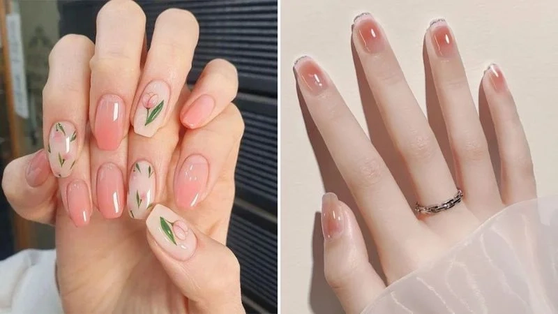 Mẫu móng nhẹ nhàng đi học giúp đôi tay thêm phần xinh xắn