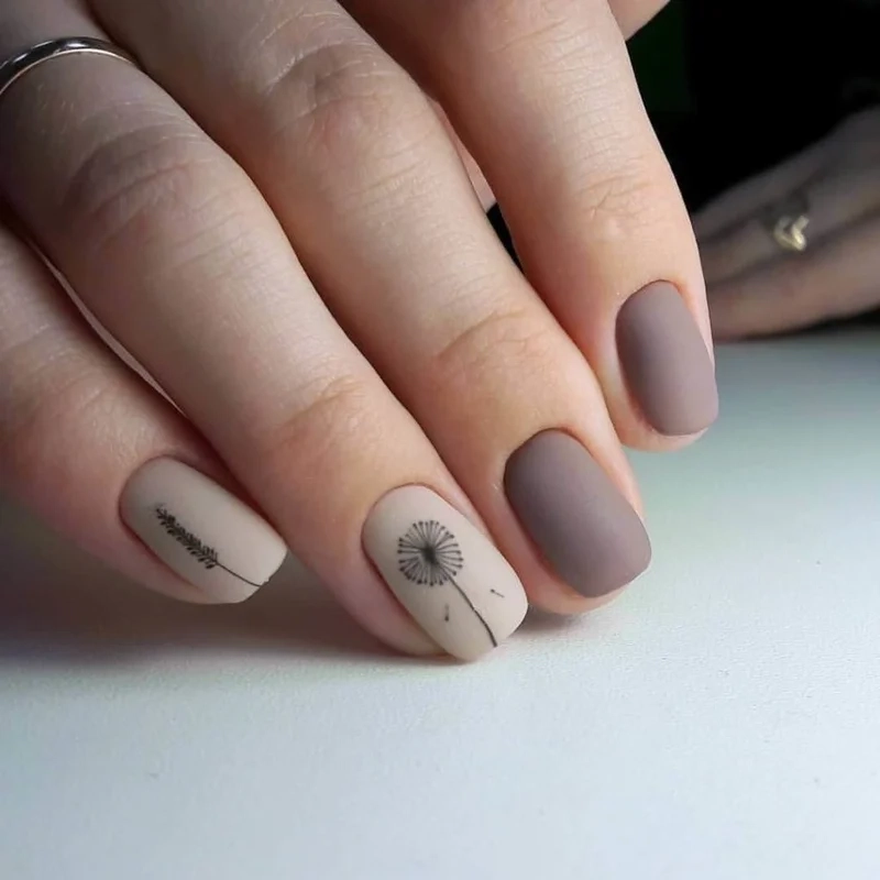 Mẫu nail ngắn nhẹ nhàng phù hợp với nàng yêu thích sự thanh lịch