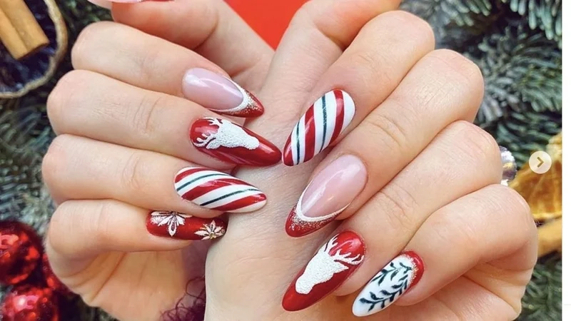 Móng tay đẹp noel phù hợp với mọi phong cách thời trang