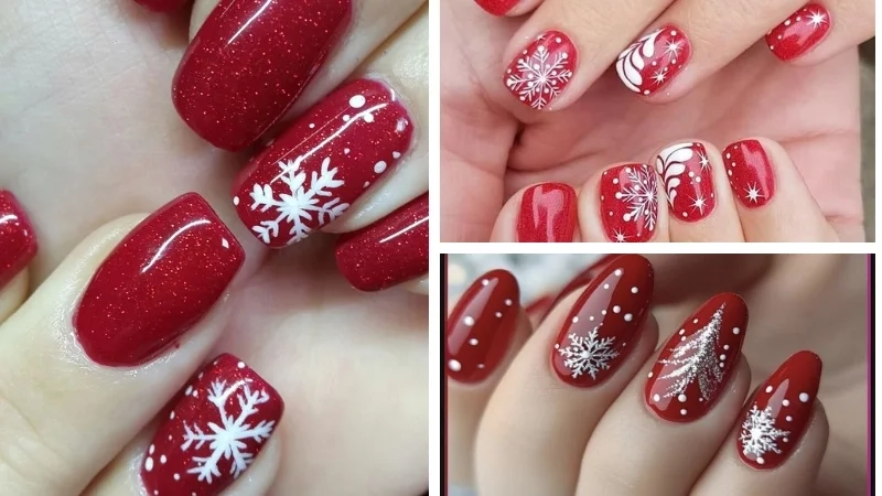 Mẫu nail bông tuyết mang lại vẻ đẹp nhẹ nhàng cho mùa đông
