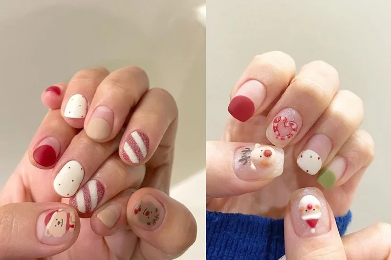 Các mẫu nail noel giúp nàng có thêm nhiều lựa chọn xinh xắn