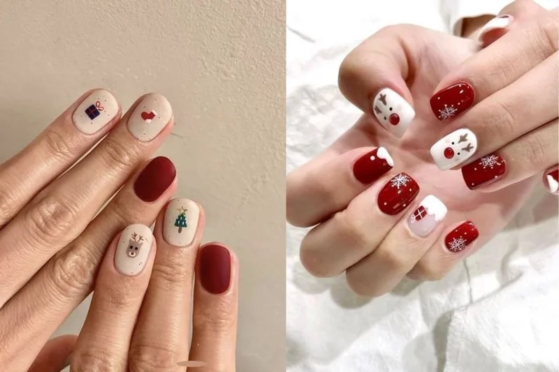 Những mẫu nail noel đẹp giúp nàng có bộ móng hoàn hảo