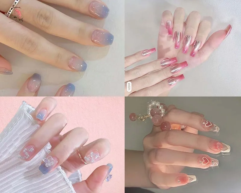 Các kiểu nail ombre đẹp tinh tế phù hợp với nàng yêu thích sự thanh lịch