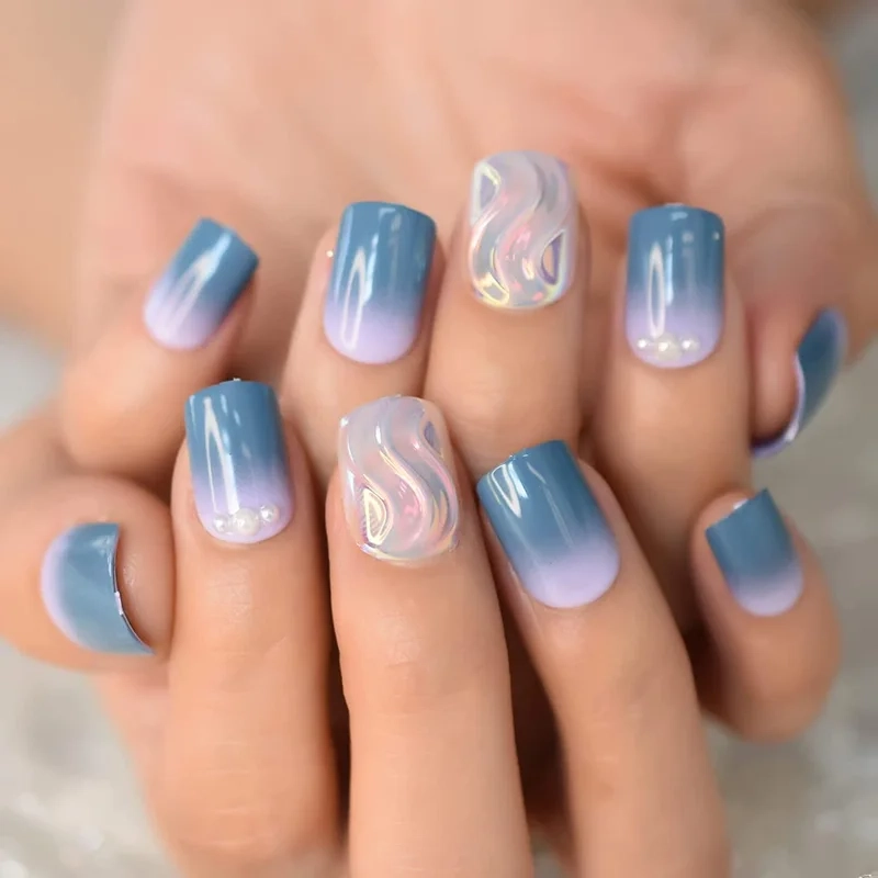 Mẫu móng tay ombre đẹp mang lại vẻ đẹp thanh thoát và nữ tính