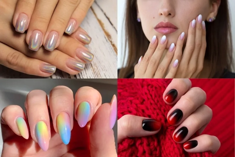 Mẫu móng tay omber đẹp đơn giản nhưng vẫn giữ được nét quyến rũ