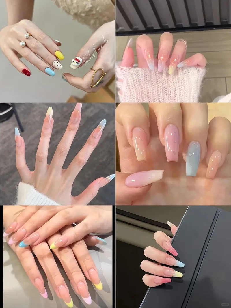 Sơn móng màu ombre giúp nàng thể hiện phong cách cá nhân