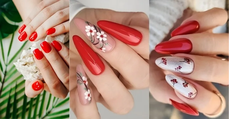 Bộ móng tay đẹp đón tết lựa chọn hoàn hảo cho nàng yêu thích sự nổi bật