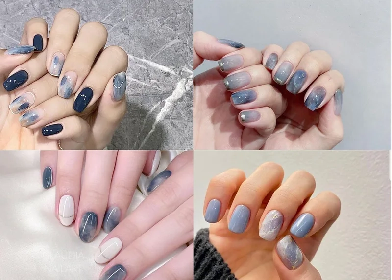 Mẫu nail vân đá cẩm thạch giúp bàn tay thêm phần quý phái